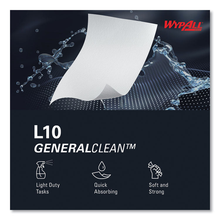 L10 Towels, POP-UP Box, 1-Ply, 10.25 x 9, White, 250/Box, 24 Boxes/Carton