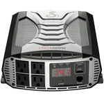 Cobra PRO 1500W Professional-Grade Power Inverter with 2 USB Ports, 4-Outlets, Black & Gray (CPI1500W)