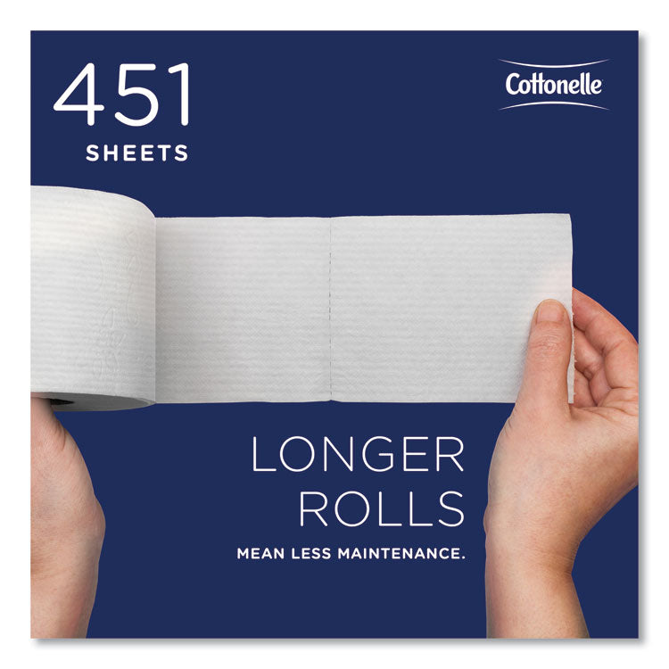 2-Ply Bathroom Tissue for Business, Septic Safe, White, 451 Sheets/Roll, 60 Rolls/Carton