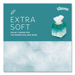Boutique White Facial Tissue for Business, Pop-Up Box, 2-Ply, 95 Sheets/Box, 6 Boxes/Pack, 6 Packs/Carton