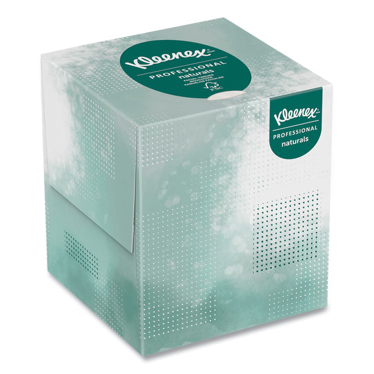 Naturals Facial Tissue for Business, BOUTIQUE POP-UP Box, 2-Ply, White, 90 Sheets/Box, 36 Boxes/Carton