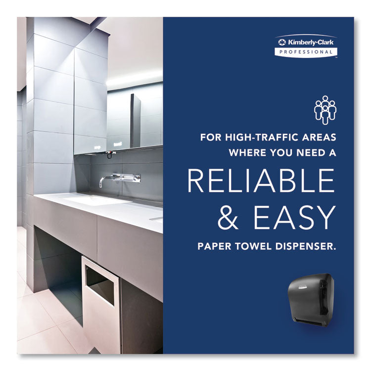 Lev-R-Matic Roll Towel Dispenser, 13.3 X 9.8 X 13.5, Smoke