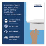 Lev-R-Matic Roll Towel Dispenser, 13.3 X 9.8 X 13.5, Smoke