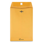 Clasp Envelope, 28 lb Bond Weight Kraft, #63, Square Flap, Clasp/Gummed Closure, 6.5 x 9.5, Brown Kraft, 100/Box