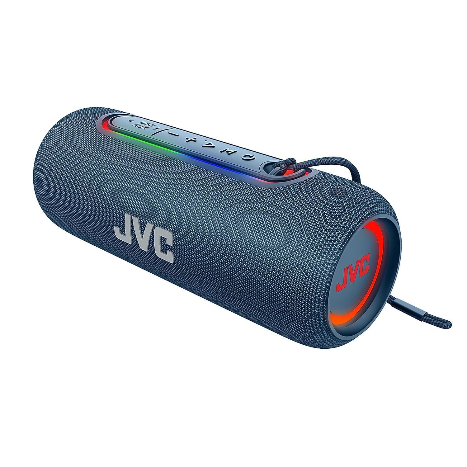 JVC True Wireless Portable Bluetooth Speaker, Water Resistant, Blue (SP-PA5BT)