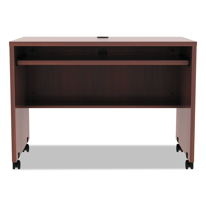 Alera Valencia Series Mobile Workstation Desk, Medium Cherry (ALEVA204224MC)