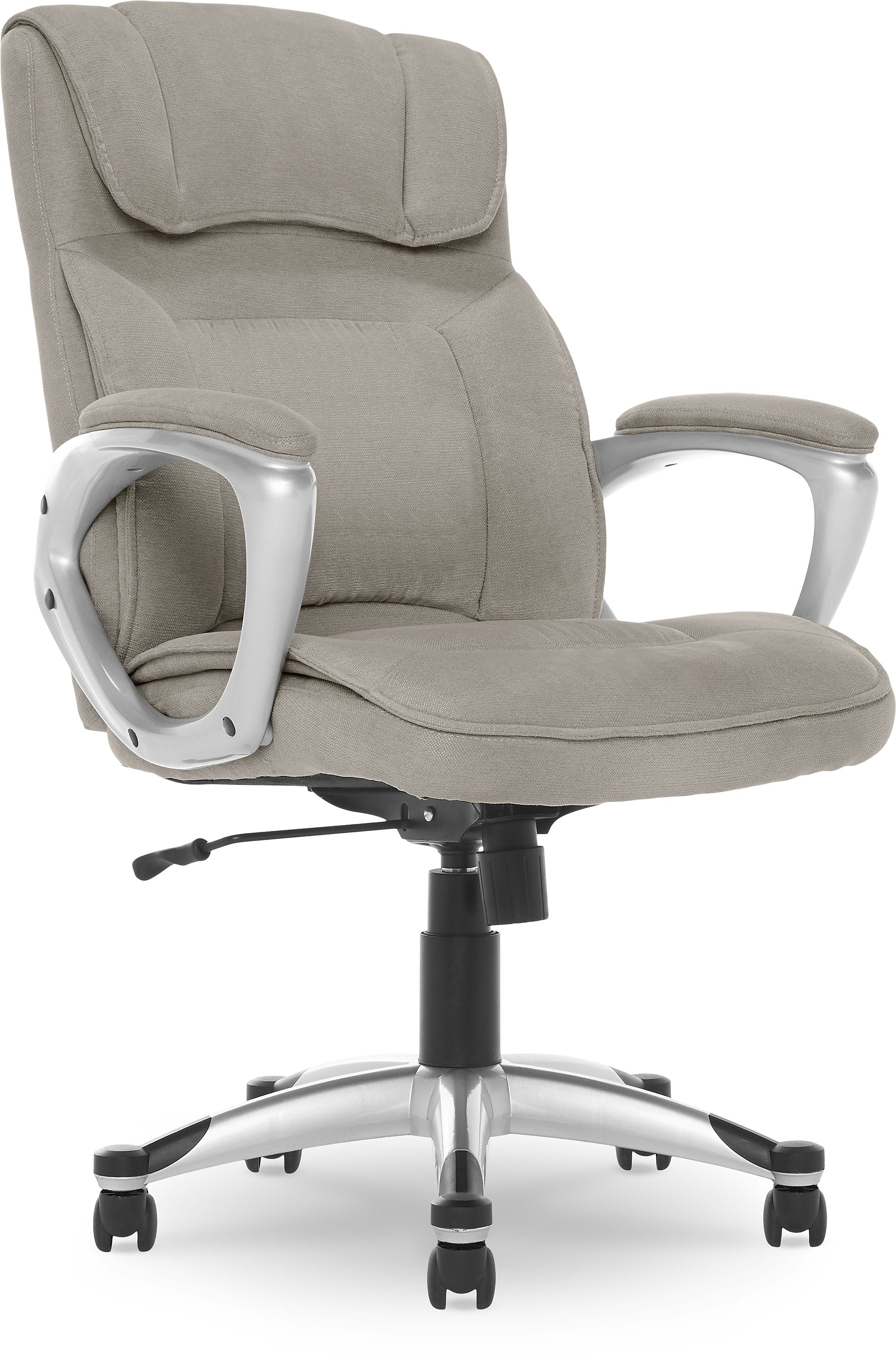 Serta Cyrus Ergonomic Fabric Swivel Executive Chair, Glacial Gray (47910)
