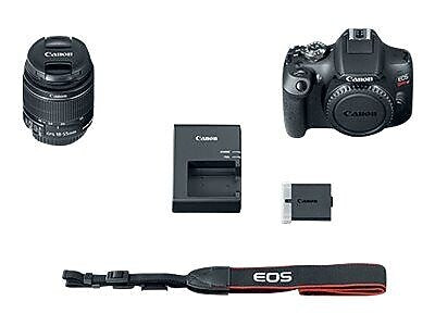 Canon EOS Rebel T7 24.1 Megapixels Digital Camera, 3X Optical Zoom, Black (2727C002)