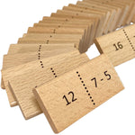 Extasticks Mathomino Plus & Minus up to 20 Addition & Subtraction Wooden Math Domino Game (EXAE3308)