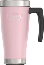 Thermos Icon Stainless Steel Vacuum Insulated Travel Mug, 16 oz., Sunset Pink (EAIS1002SP4)