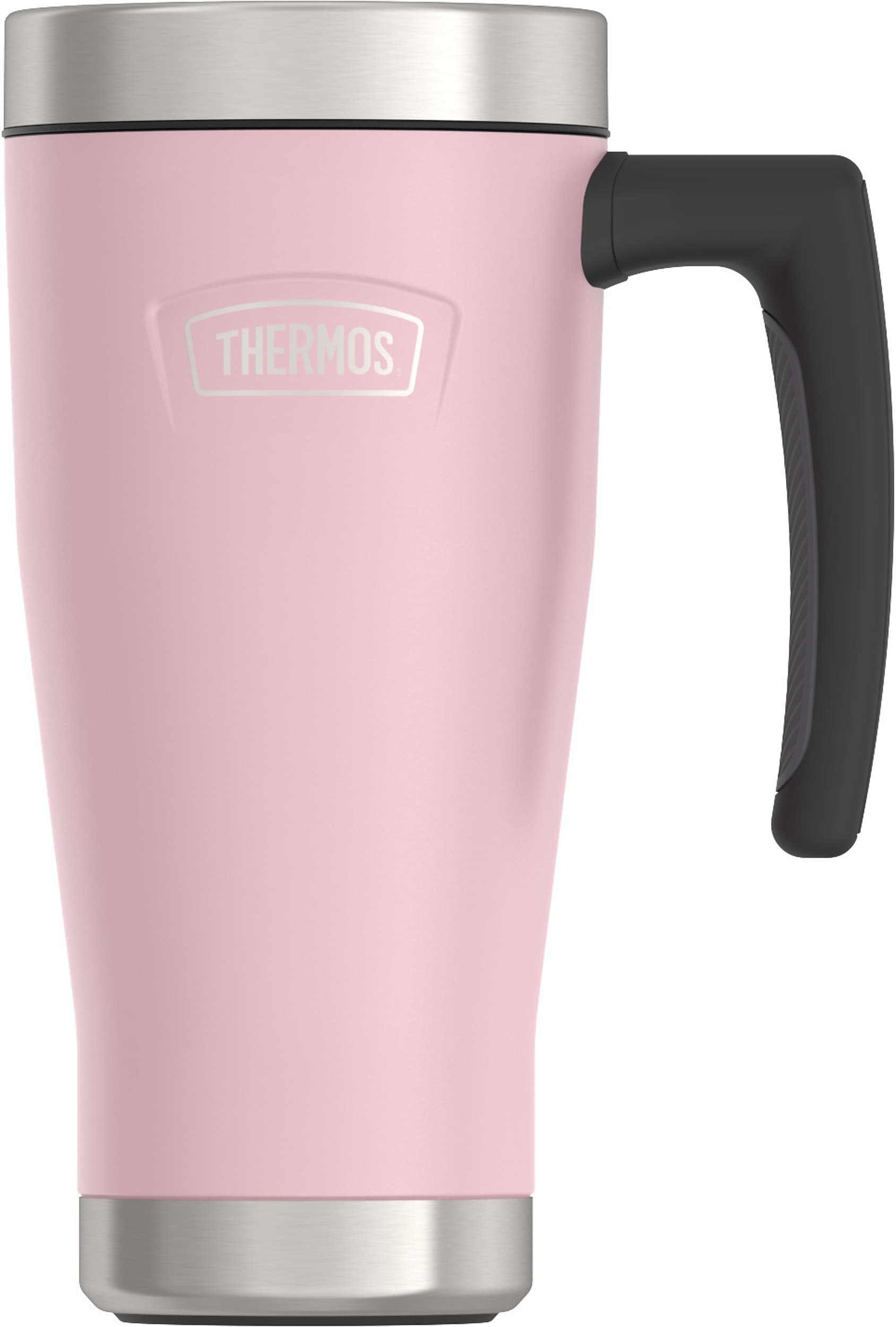 Thermos Icon Stainless Steel Vacuum Insulated Travel Mug, 16 oz., Sunset Pink (EAIS1002SP4)