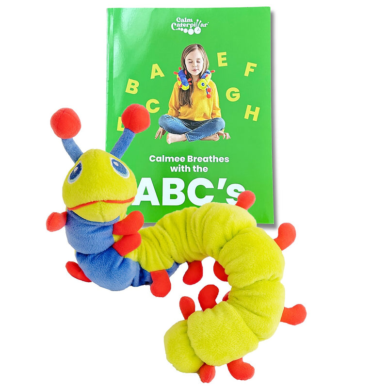 The Calm Caterpillar Calmee the Caterpillar & Calmee Breathes with the ABCs Book (CCJCALMEESET2)