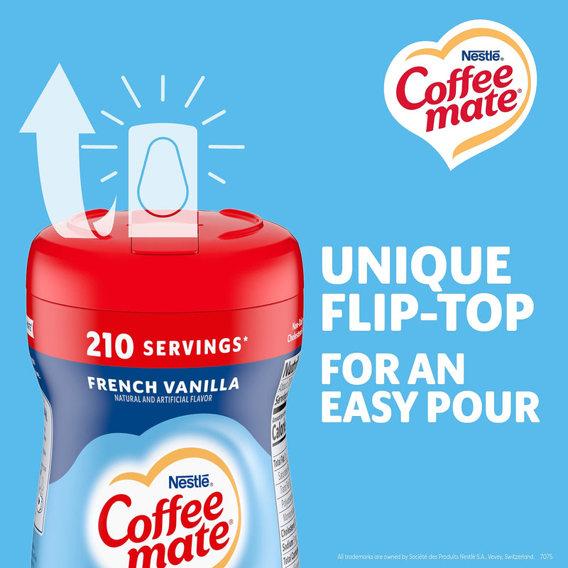 Coffee mate French Vanilla Powdered Creamer, 15 oz., 12/Carton (NES35775)