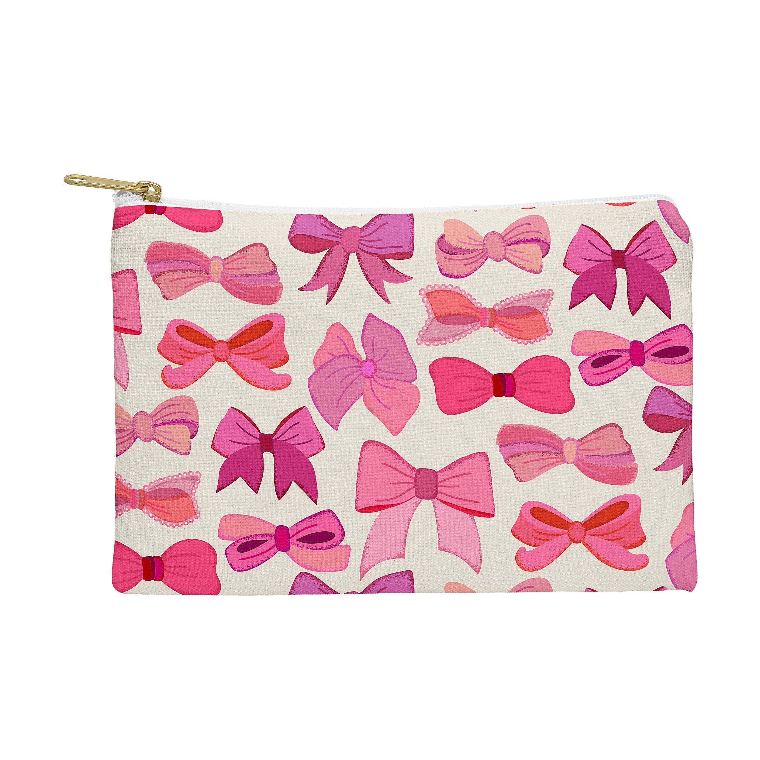 DENY Designs Vintage Pink 8.5" Polyester Travel Pouch, Water Resistant, Multicolored (87094-WPOFSM)