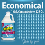 OdoBan Air Freshener & Deodorizer, Cotton Breeze Scent, 1 Gallon (911801-G4)