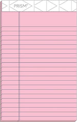 TOPS Prism+ Legal Notepads, 5" x 8", Narrow Ruled, Pink, 50 Sheets/Pad, 12 Pads/Pack (63050)