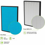 Treblab PURO²XYGEN TRUE HEPA/Activated Carbon Air Purifier Filter, 1.57" x 11.8" x 1.3" (P500_F2)