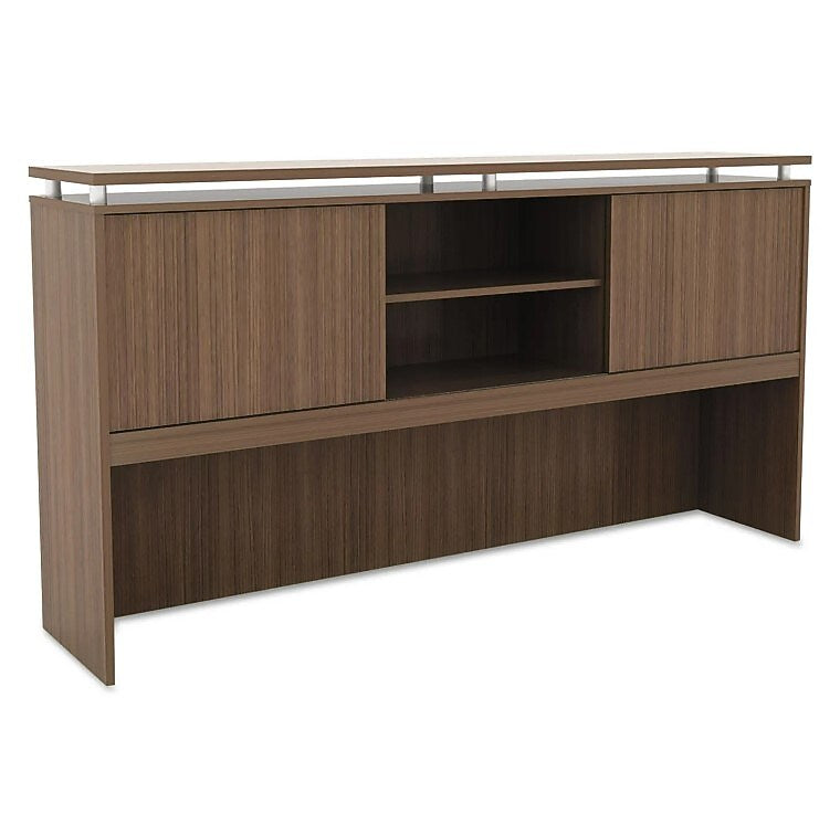 Alera Sedina Series 72 "W Desktop Hutch, Walnut (ALESE267215WA)