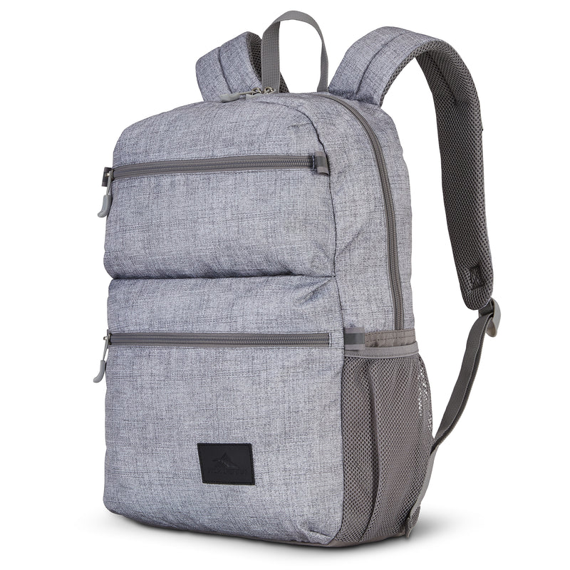 High Sierra Everclass Laptop Backpack, Medium, Silver Heather (150917-8561)