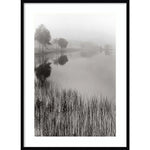 Amanti Art Lakeside Mist by Monte Nagler Wood Framed Wall Art Print, 30" x 41" (A42675533715)
