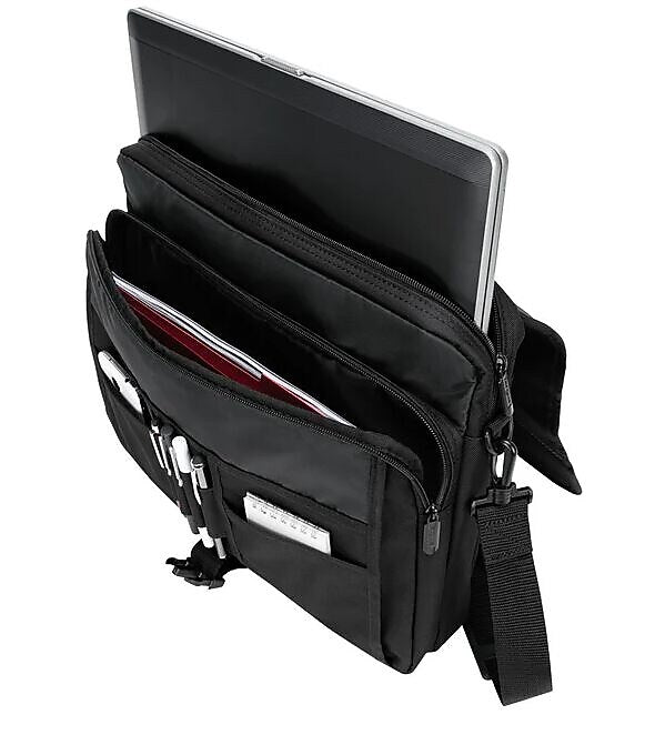 Targus Polyester Messenger Bag, Black (TCM004US)