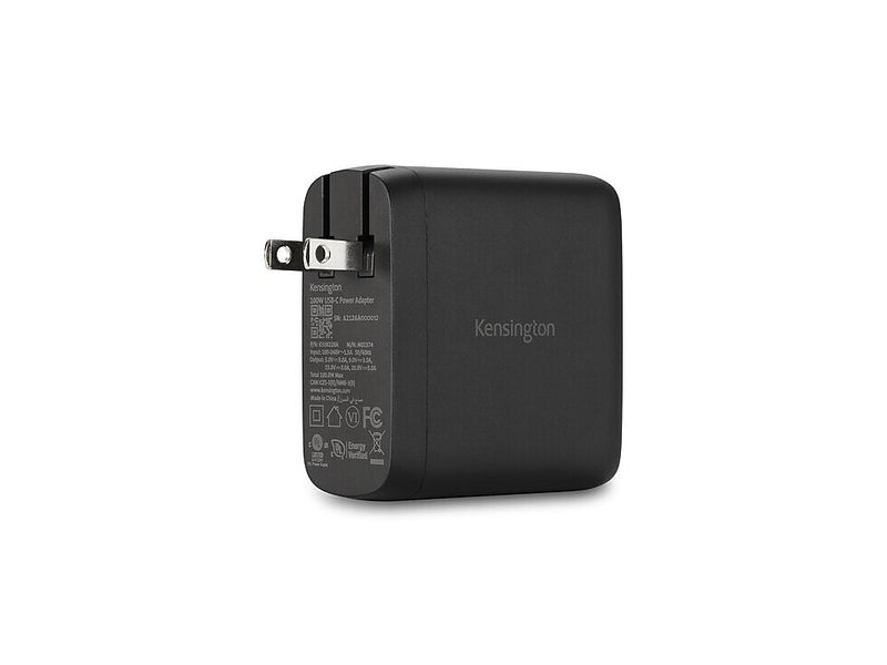 Kensington USB Type-C Wall Charger for Most Smartphones, Black (K33821NA)