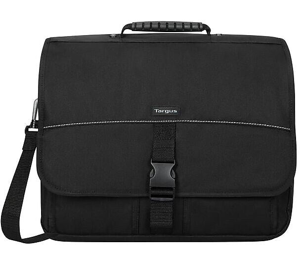 Targus Polyester Messenger Bag, Black (TCM004US)