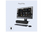 Adesso Xtream S5 USB-Powered Sound Bar Speaker, 5W x 2, Black