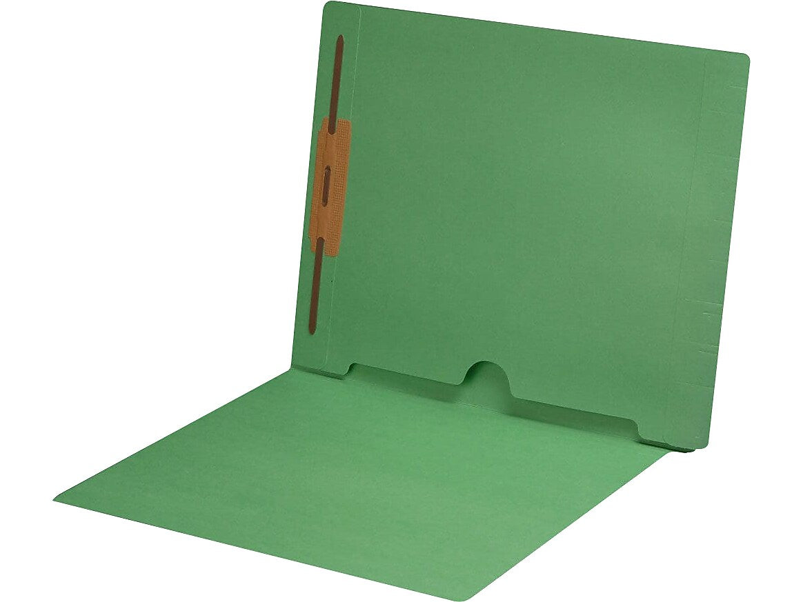 Medical Arts Press End Tab File Folder, Straight Cut, Letter-Size, Green, 50/Box (S-09018-GRN)