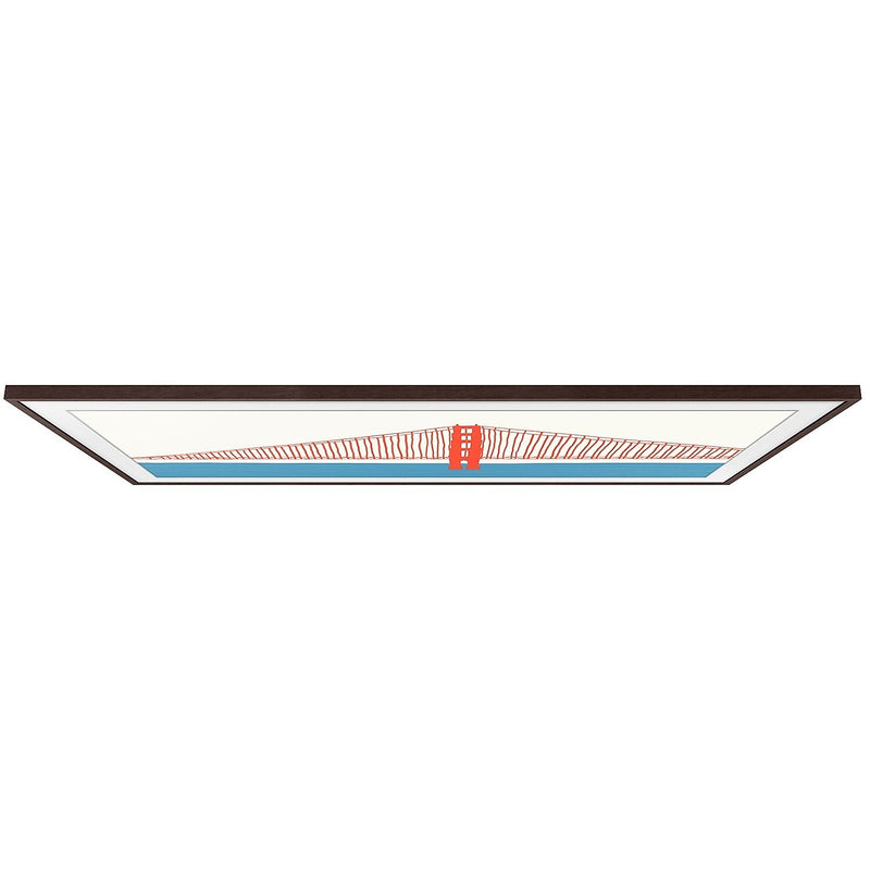 Samsung Frame Customizable Bezel Compatible with 55" Frame TV (VG-SCFA55BWBZA)
