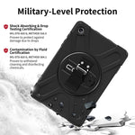 CODi Rugged Case with Integrated Screen Protector for Samsung Galaxy Tab A9+, Black (C30705084IS)