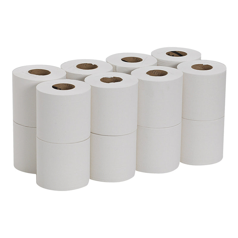 SofPull Mini 2-Ply Center-Pull Toilet Paper, White, 500 Sheets/Roll, 16 Rolls/Carton (19516)