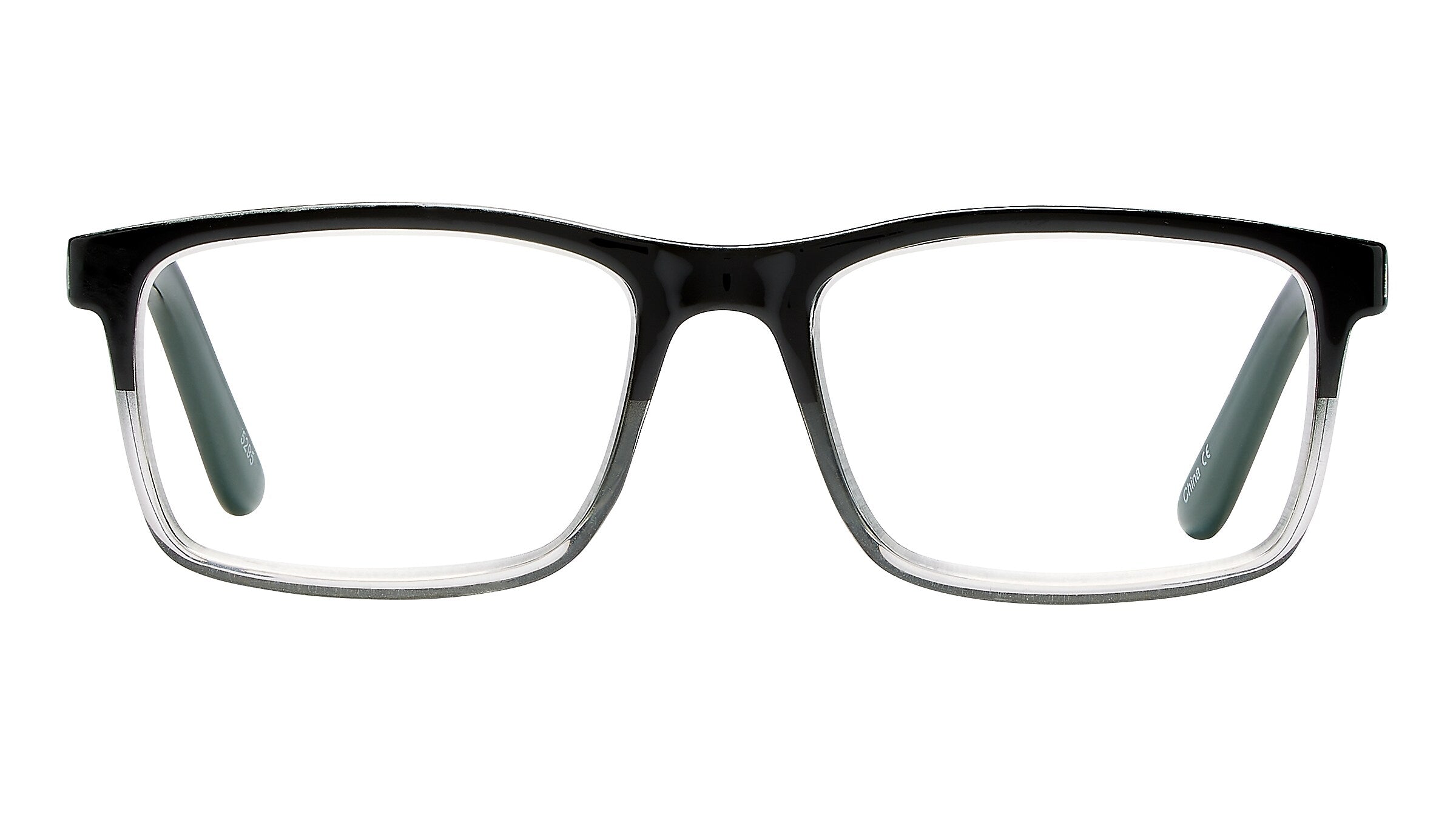 SAV Optitek +1.75 Reading Glasses, Clear Black (EAR7265-175-964)