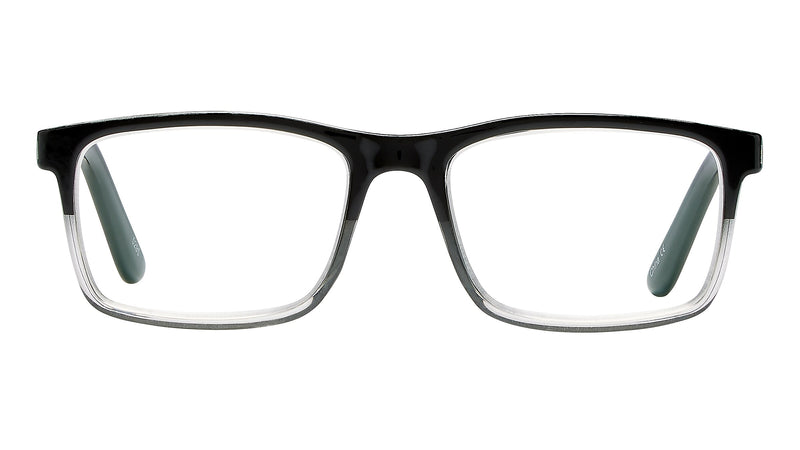 SAV Optitek +1.25 Reading Glasses, Clear Black (EAR7265-125-964)