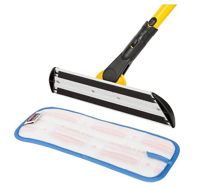 Rubbermaid HYGEN 11" Quick Connect Microfiber Wall/Stair Wet Mop Pad (FGQ82000BL00 )