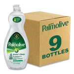 Palmolive Pure + Clear Dishwashing Liquid, Unscented, 32.5 oz Bottle, 9/Carton