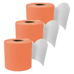 Carson Dellosa Education Rolled Scalloped Bulletin Board Border, 3" x 65', Mango, 3 Bundle (CD-108529-3)
