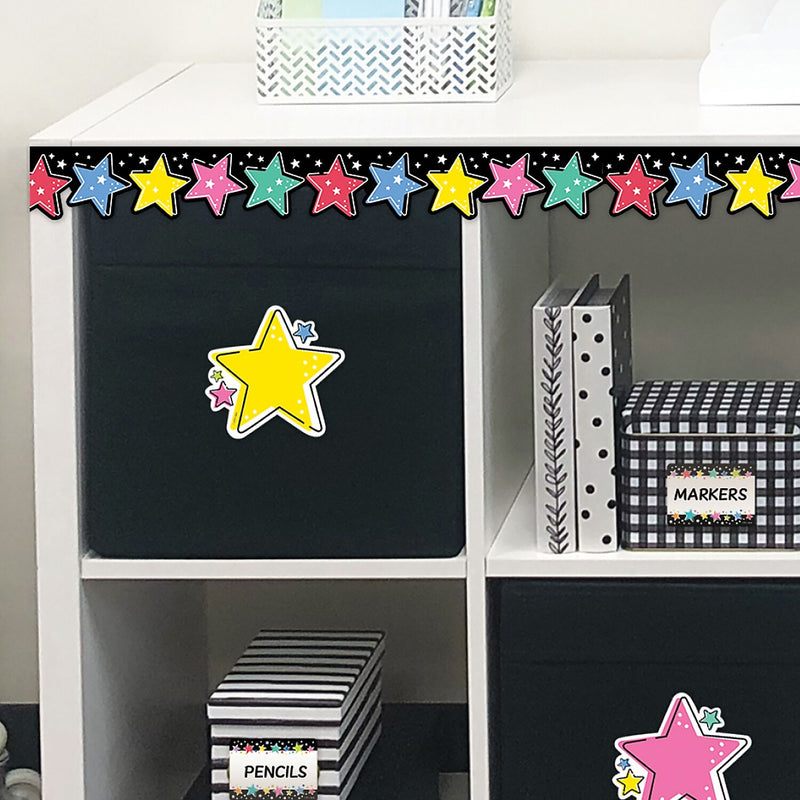 Creative Teaching Press Star Bright EZ Border, 48', Multicolored, 3/Bundle (CTP10981-3)