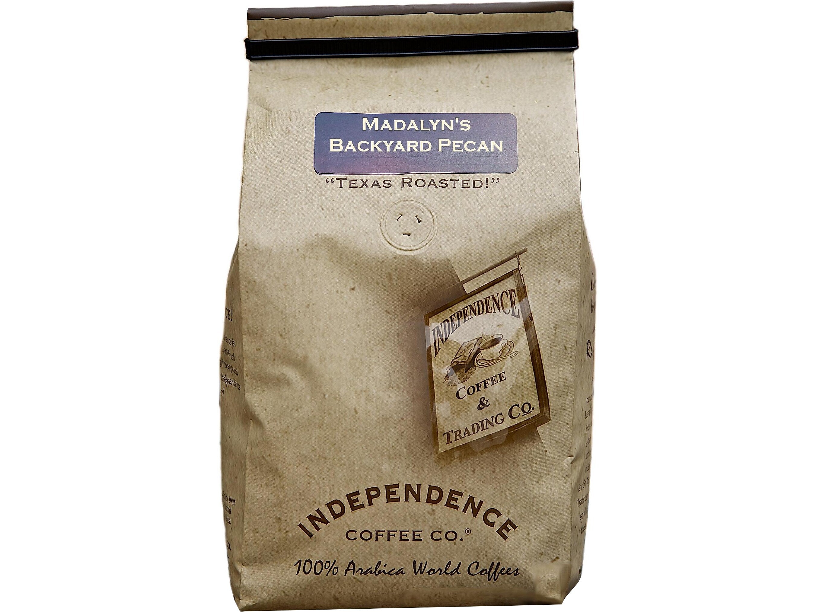 Independence Coffee Co. Madalyn's Backyard Pecan Whole-Bean Coffee, 24 Oz. (MBP.WB-96 ozcs)