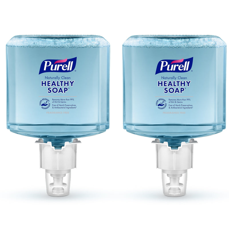 PURELL HEALTHY SOAP Foaming Hand Soap Refill for ES6 Dispenser, 1200 ml, 2/Carton (6470-02)