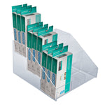 Azar Non-Specified Holder, 12" x 7", Horizontal, Table Top, Clear, Acrylic (326039)