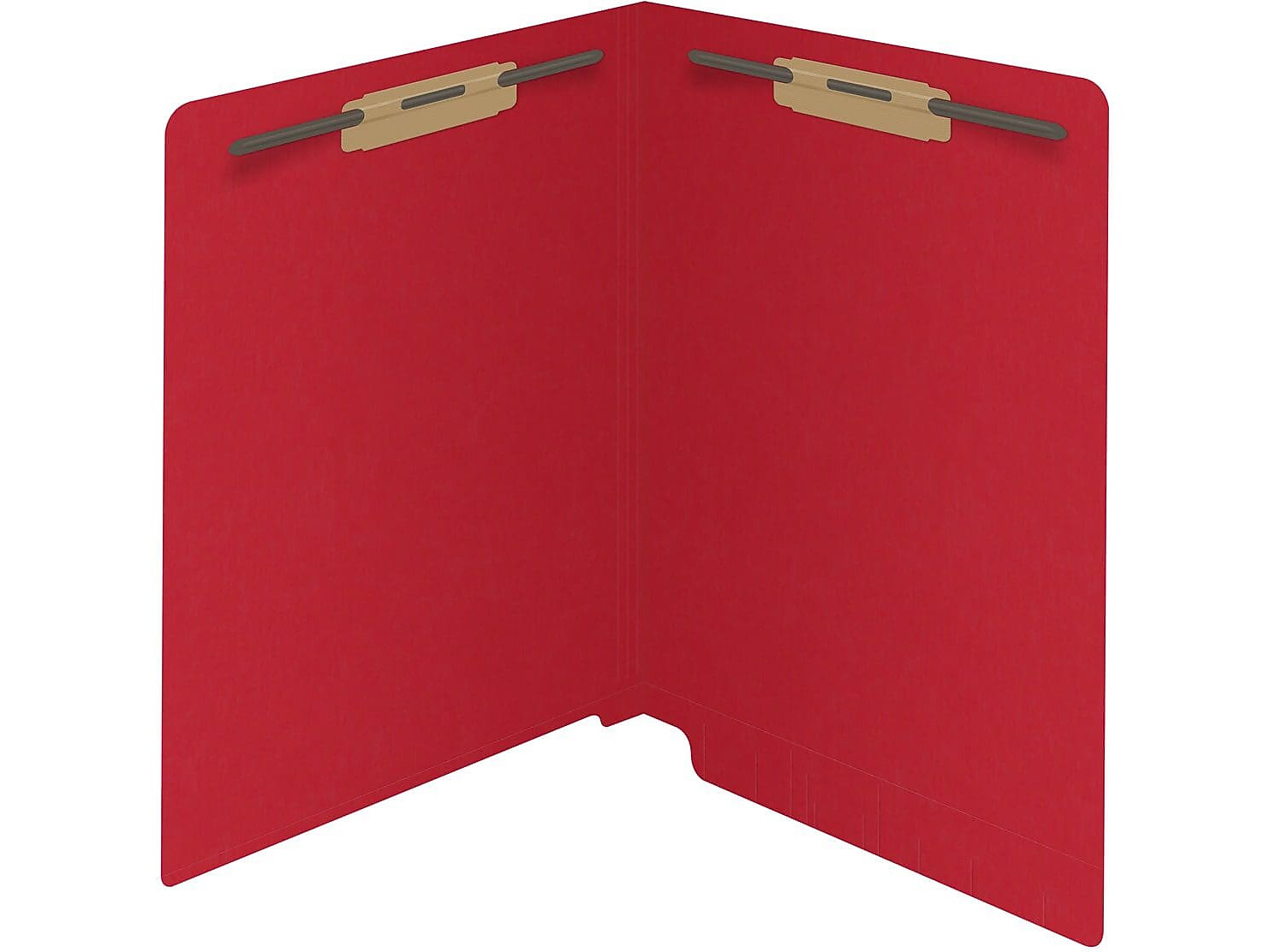 Medical Arts Press Reinforced End Tab File Folder, Straight Cut, Letter-Size, Red, 250/Carton (S-01602-RED-B)