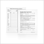 Adams Carbon Rental Applications, 8.5" x 11", (LF255)