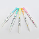 Zebra Mildliner Twin Tip Highlighters, Bullet/Chisel Tip, Fluorescent Assorted, 5/Pack (78105)