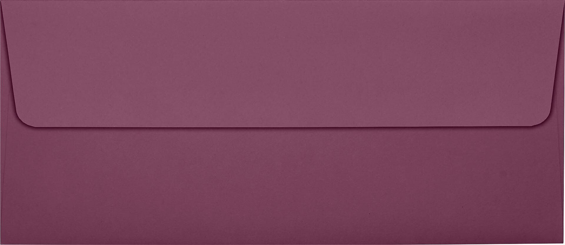 JAM Paper Self Seal #10 Booklet Envelope 4 1/8" x 9 1/2", Plum Purple, 50/Pack (LUX-4860-104-50)