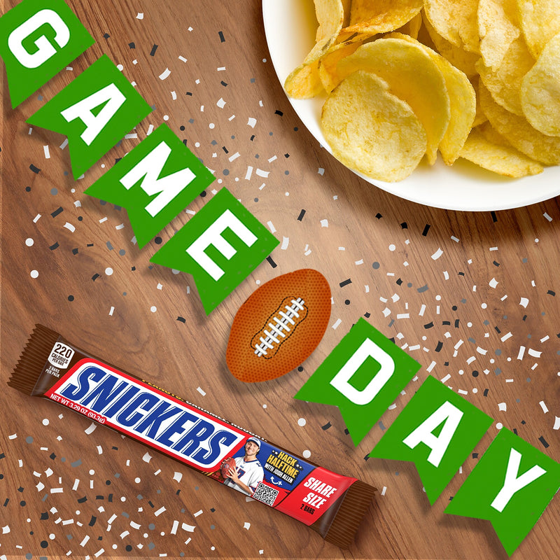 Snickers Share Size Milk Chocolate Candy Bars, 3.29 oz., 24/Box (MMM32252)