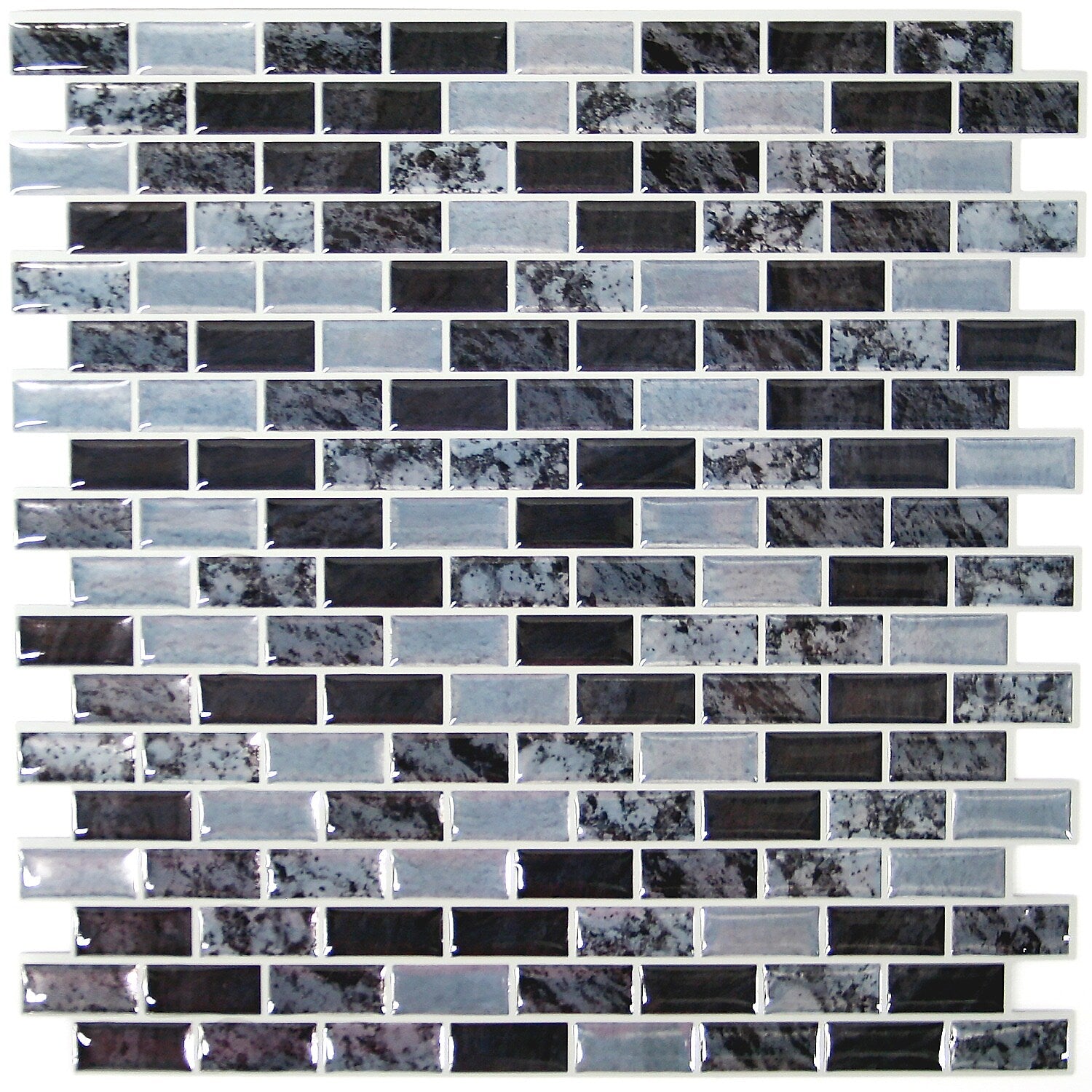York Wallcoverings Traditional Marble Tile Peel and Stick Backsplash (TIL4129FLT)