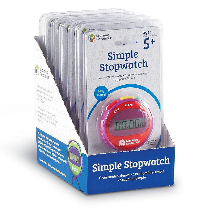 Learning Resources Simple Stopwatch, 6/Set (LER0809)