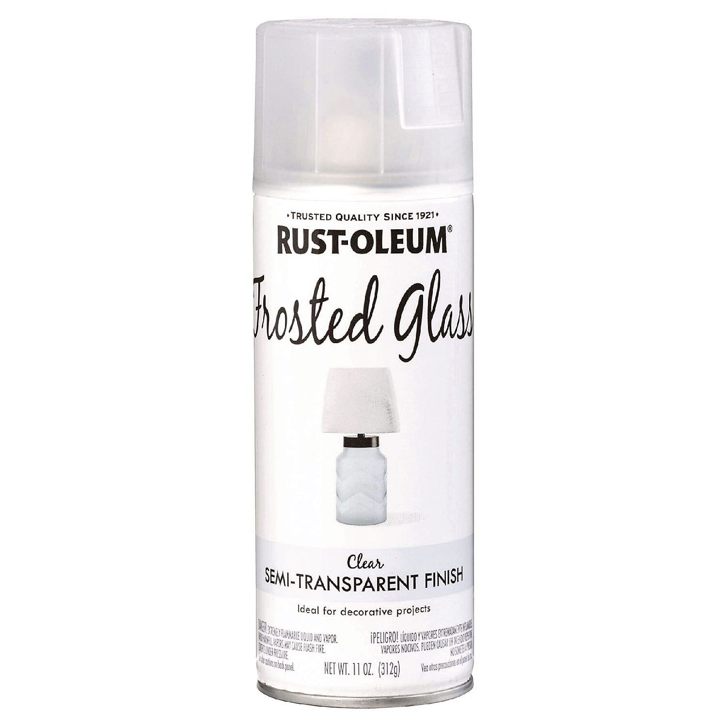 Rust-Oleum Specialty Frosted Glass Spray Paint, Matte Clear, 11 oz., 6/Carton (342600)