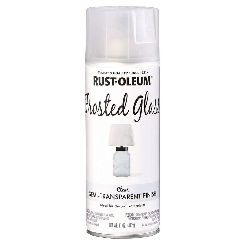 Rust-Oleum Specialty Frosted Glass Spray Paint, Matte Clear, 11 oz., 6/Carton (342600)